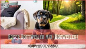 boxer rottweiler mix (boxweiler)