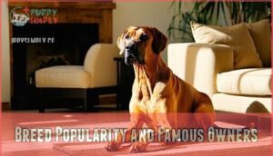 breed popularity and famous owners