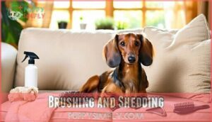 brushing and shedding