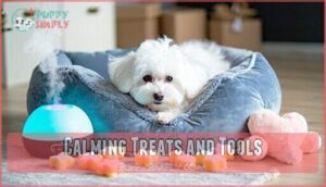 calming treats and tools