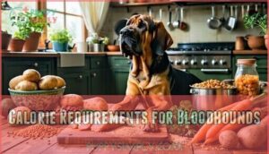 calorie requirements for bloodhounds
