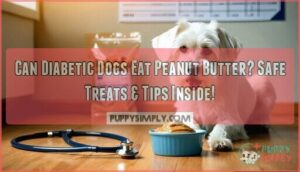 can diabetic dogs eat peanut butter