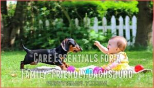 care essentials for a family-friendly dachshund