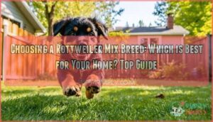 choosing a rottweiler mix breed which is best for your home