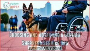 choosing and obtaining a german shepherd service dog