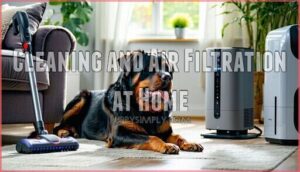 cleaning and air filtration at home
