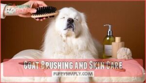 coat brushing and skin care