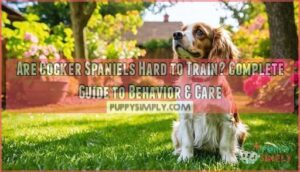 cocker spaniel are cocker spaniels hard to train