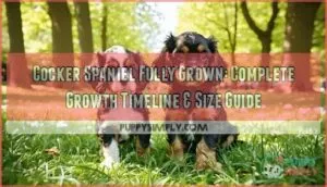 cocker spaniel at what age is a cocker spaniel fully grown