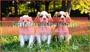 cocker spaniel growth stages