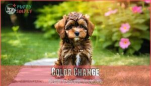 color change