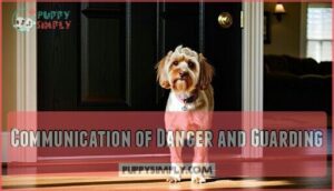 communication of danger and guarding