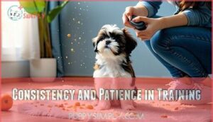 consistency and patience in training