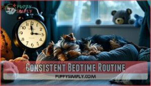 consistent bedtime routine
