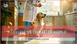 consulting your veterinarian