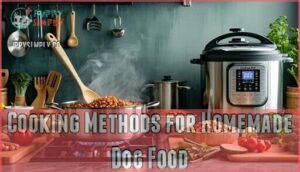 cooking methods for homemade dog food