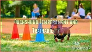 dachshund temperament and trainability