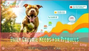 daily calorie needs for pitbulls