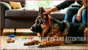 demonstrating affection and attention
