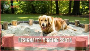 designated digging spots