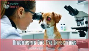 diagnosing dog eye infections