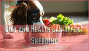 diet and health can affect shedding