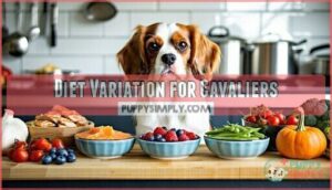 diet variation for cavaliers