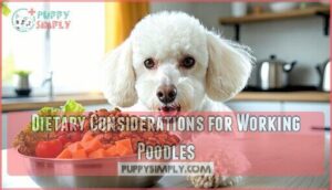 dietary considerations for working poodles