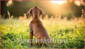 distinctive ridge feature