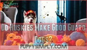 do huskies make good guard dogs