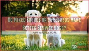 do mixed breeds or purebreds make better service dogs