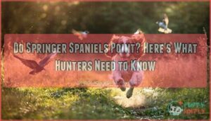 do springer spaniels point