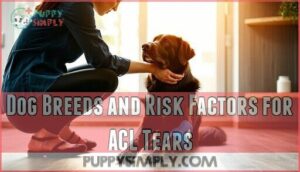 dog breeds and risk factors for acl tears