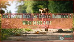 dog limping back leg