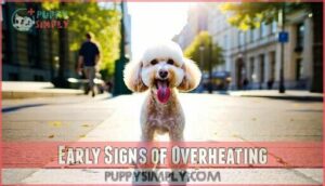 early signs of overheating