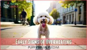 early signs of overheating