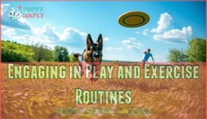 engaging in play and exercise routines