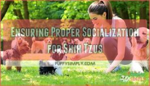 ensuring proper socialization for shih tzus