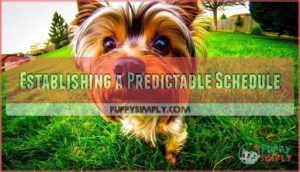 establishing a predictable schedule