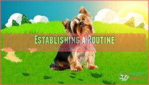 establishing a routine