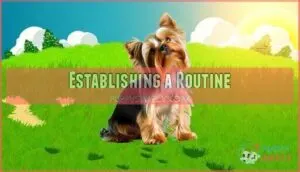 establishing a routine