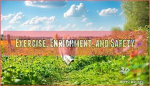 exercise, enrichment, and safety