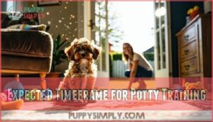 expected timeframe for potty training