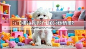 extended puppy-like behavior