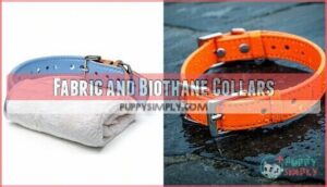 fabric and biothane collars