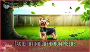 facilitating bathroom needs