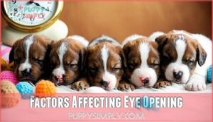 factors affecting eye opening