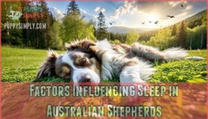 factors influencing sleep in australian shepherds