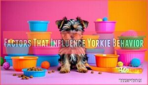 factors that influence yorkie behavior
