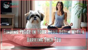 finding peace in your home again with a barking shih tzu